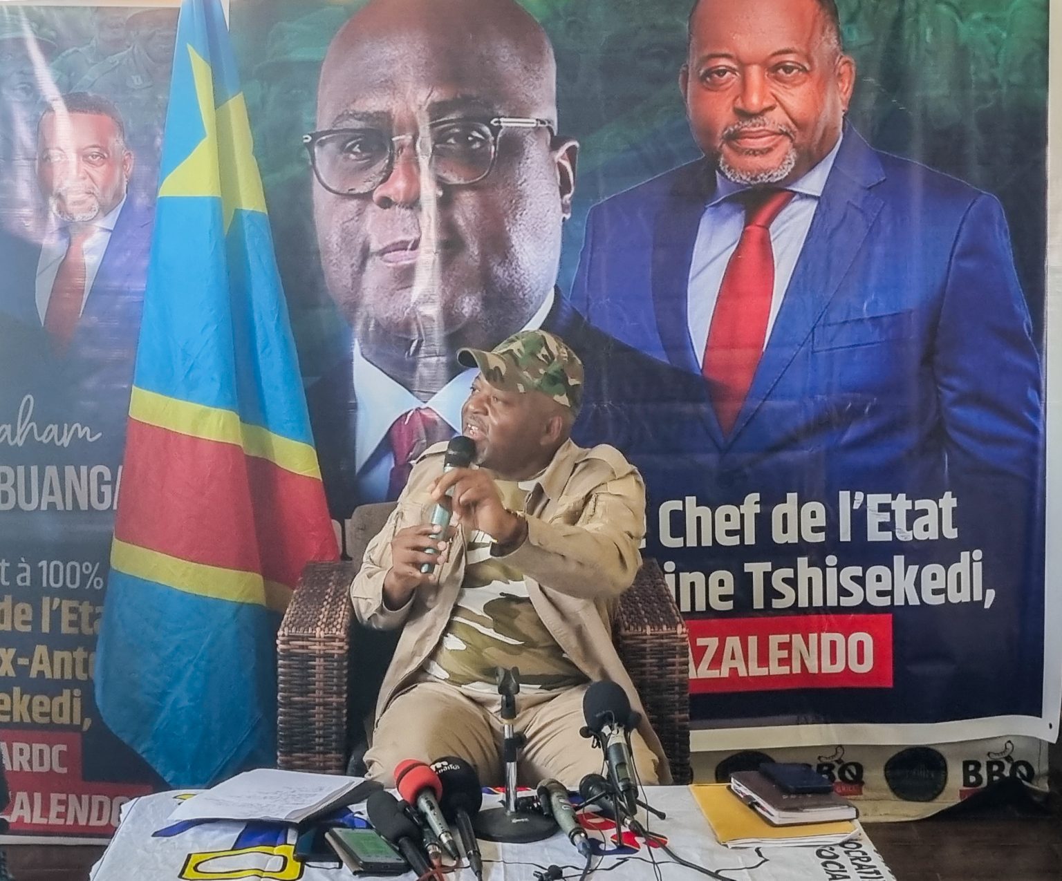 Abraham Luakabuanga réaffirme sa loyauté à la RDC et à Fatshi