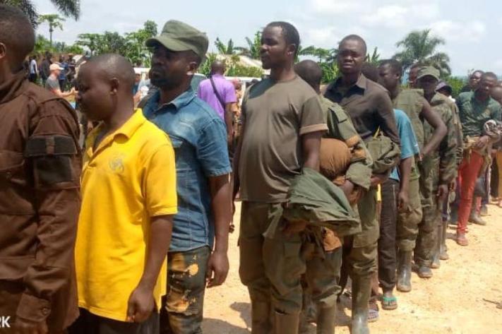 Nouvelles redditions dans les rangs du M23-AFC, 38 combattants déposent les armes