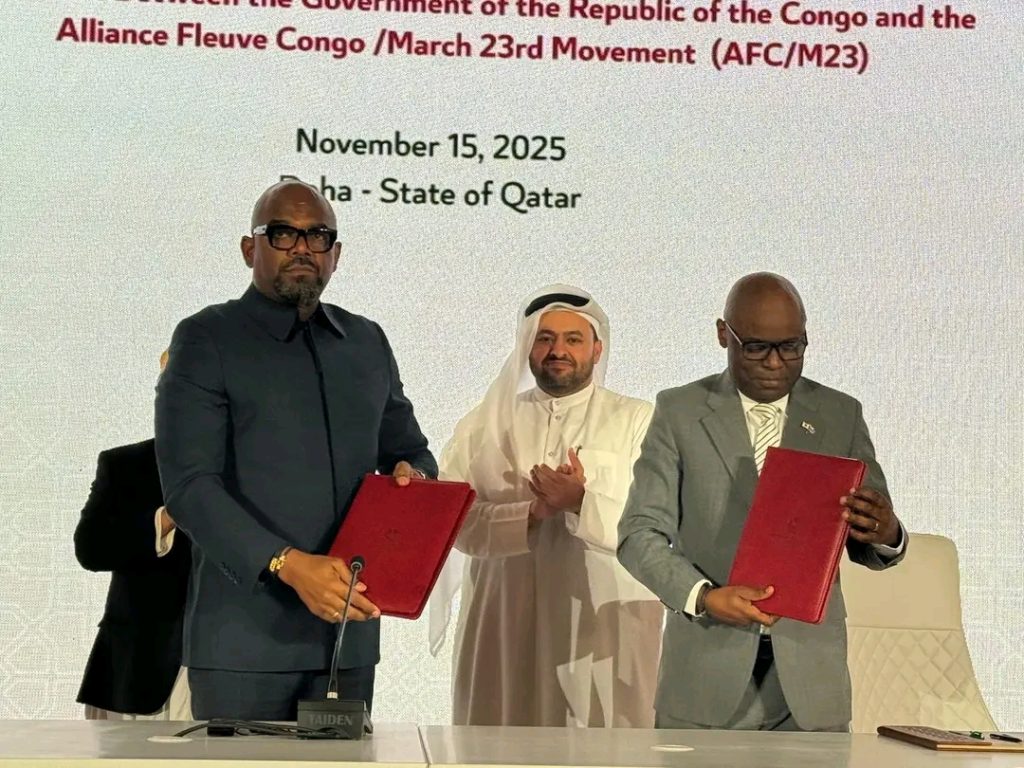 Doha : Le gouvernement et les rebelles de l’AFC / M23 signent un accord – cadre de paix